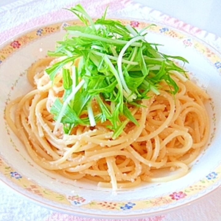 和えるだけ♪シンプルたらこパスタ